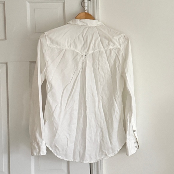 Holding Horses x Anthropologie Women’s White Western Shirt Size Small - Picture 4 of 8